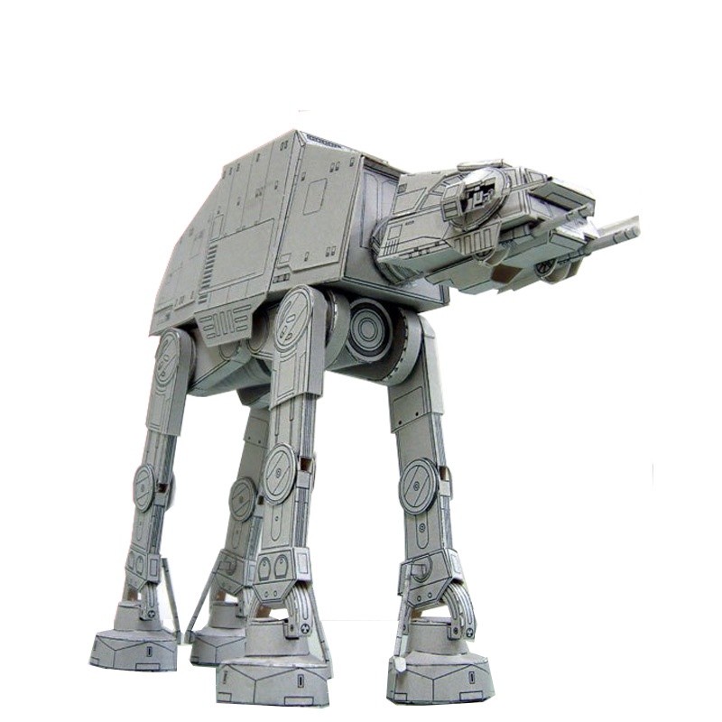 กระดาษ DIY โมเดล Star Wars All Terrain Armored Transport Walker (AT-AT) กระดาษรุ่น 001