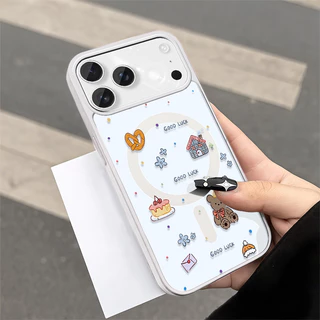 💖แม่เหล็ก 🛰เคสใสกันกระแทกลายน่ารัก🛰ไอโฟน17Air 11 12 13 14 15 16 17 PROMAX 17 16 15Pro 16 15 14PLUS 8 7Plus XR X XS XSMAX