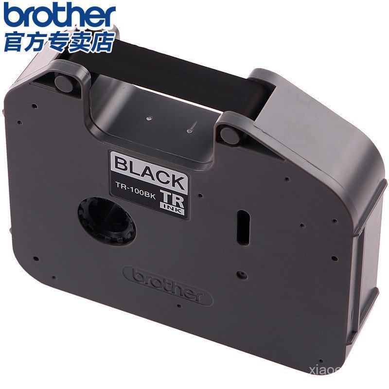 เหมาะสําหรับ Brother Line Number Machine ป้ายริบบิ้น PT-E800TK TR-100BK ริบบิ้นสีดํา TR100BK