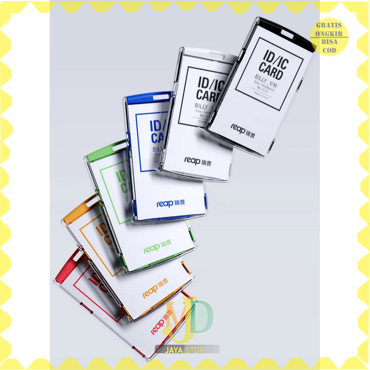 REAP ป้ายชื่อ ID อะคริลิคแนวตั้ง รุ่น - 7117 -MJD-