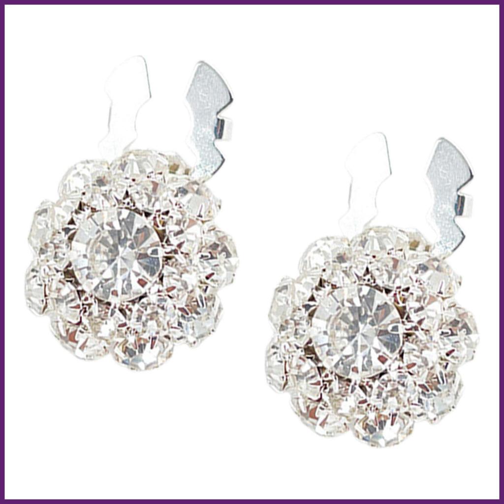 ปุ่มเสื้อRhineStoneเงางาม เข็มกลัดที่ถอดออกได้ พร้อมสร้อยคอ Cufflinks สำหรับเสื้อผ้าอุปกรณ์ตกแต่ง