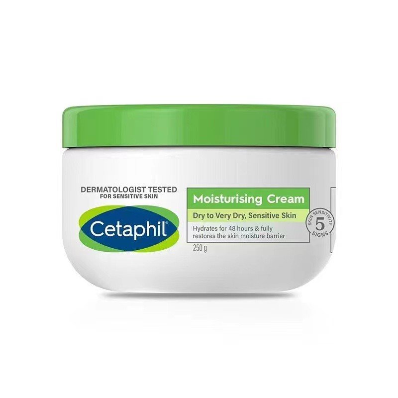 Cetaphil Moisturizing Cream Sensitive Face & Body, Cetaphil Moisturizing Cream ครีมบํารุงผิวเข้มข้น 