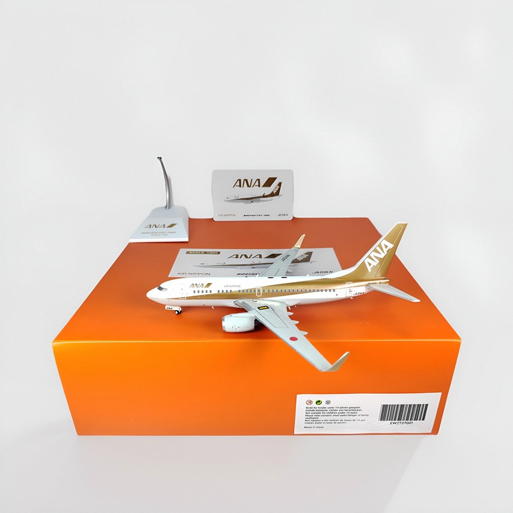 JC Wings EW2737001 1: 200 All Nippon Air B737-700 JA01AN โมเดลเครื่องบินโลหะผสม