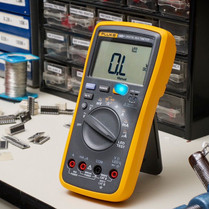 FLUKE FLUKE FLUKE F15B+/ 17B+/ 18B+/ 12E+/ 15BMAX/17BMAX มัลติมิเตอร์แบบดิจิตอล