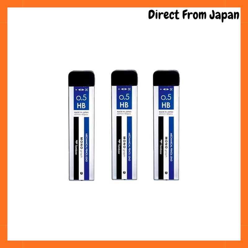 Tombow Pencil MONO Graph 0.5mm HB Sharp Leads with Double Guide Case (Single and Bulk Dispensing) MG