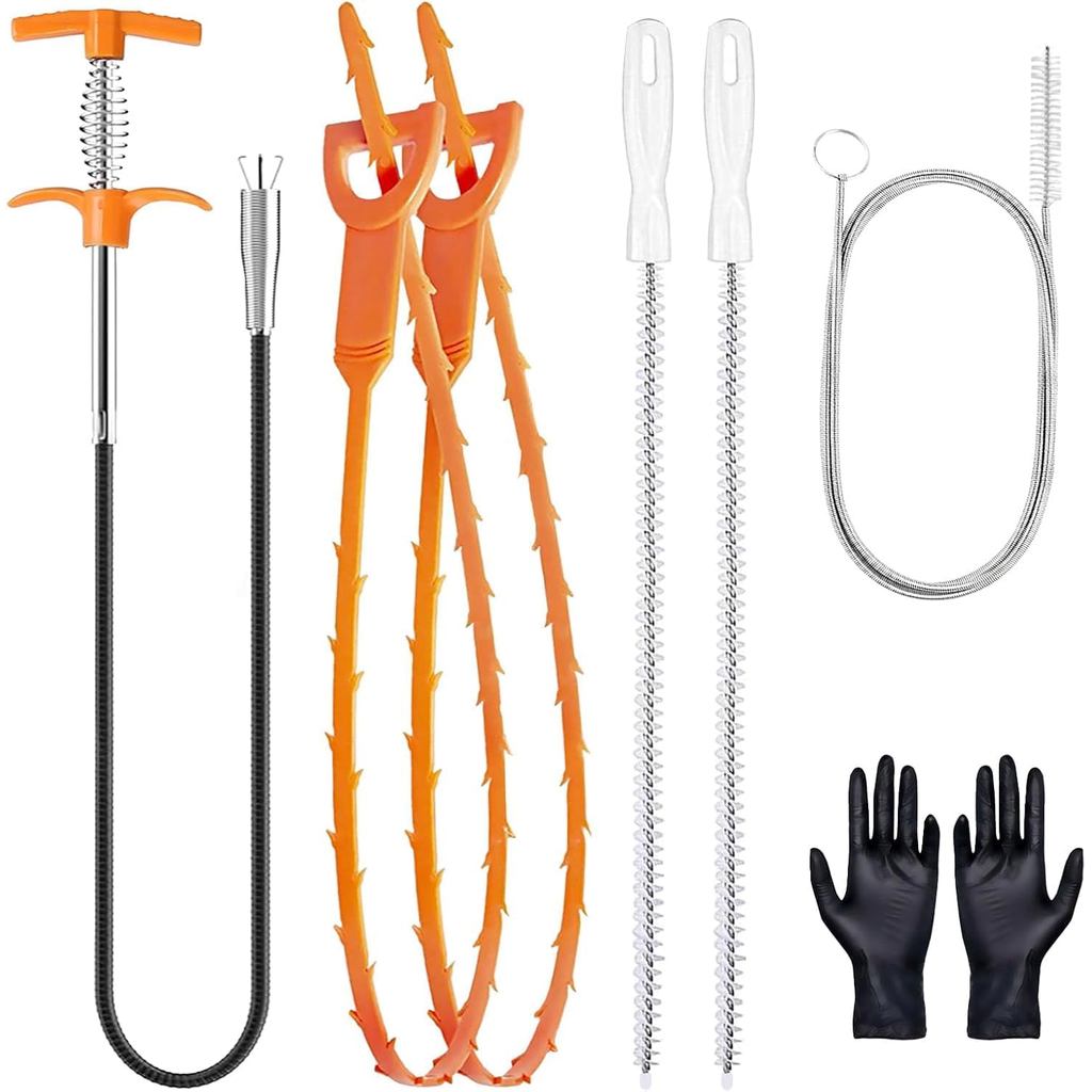 63 In Drain Snake Hair Drain Clog Remover Tool, Sink Drain Cleaner สําหรับท่อระบายน้ําห้องครัวห้องน้