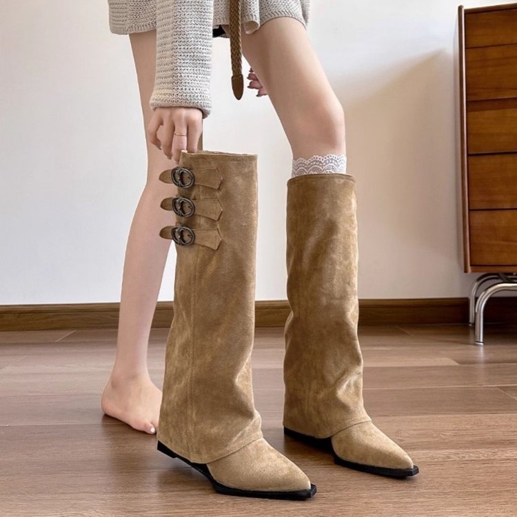 ฤดูใบไม้ร่วงฤดูหนาวรูปแบบใหม่ย้อนยุคชี้นิ้วเท้าแขนรองเท้าทุกวันสบายๆกลางแจ้งสวมใส่กันลื่นทนต่อการสึกหรอโรงงานขายส่งราคา - รูปที่ 2