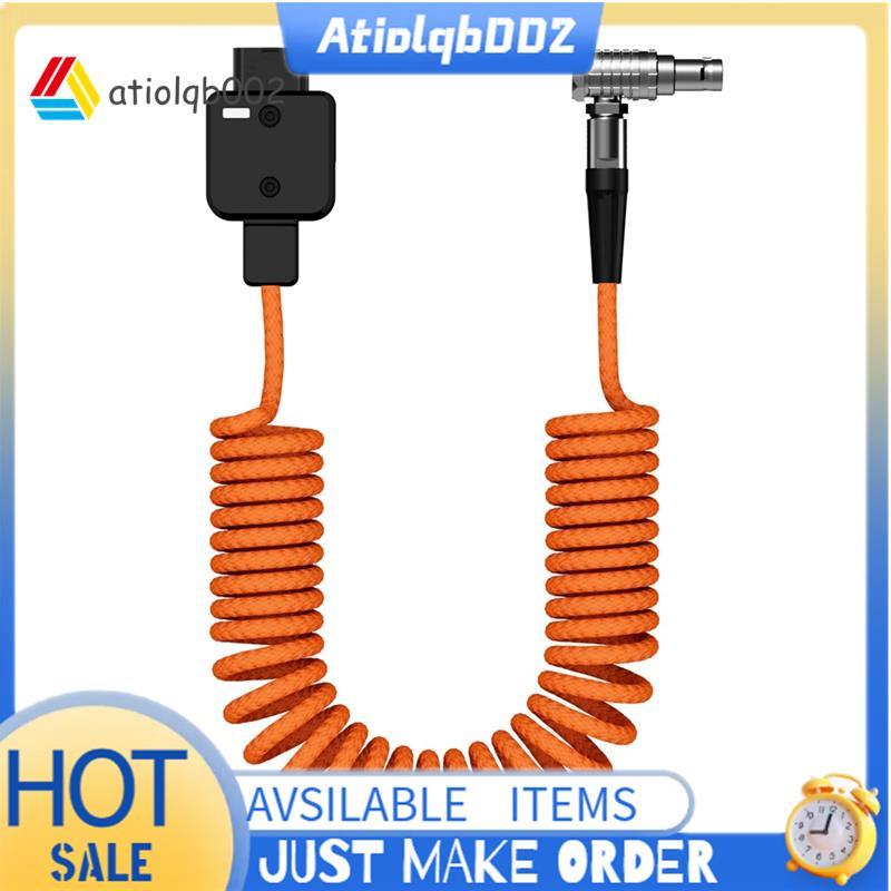 DT- D-Tap to 2Pin Male Coild Power Cable for RED, กล้อง 60CM/1.96FT, ความทนทานสูง