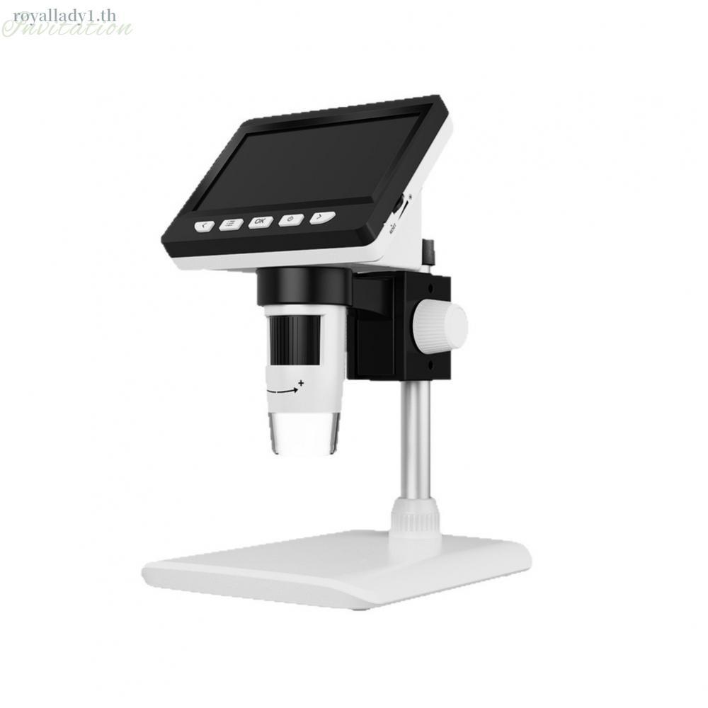 Industrial Digital Microscope 4 3 Inch 1080P Screen 1000X Magnification and LEDs