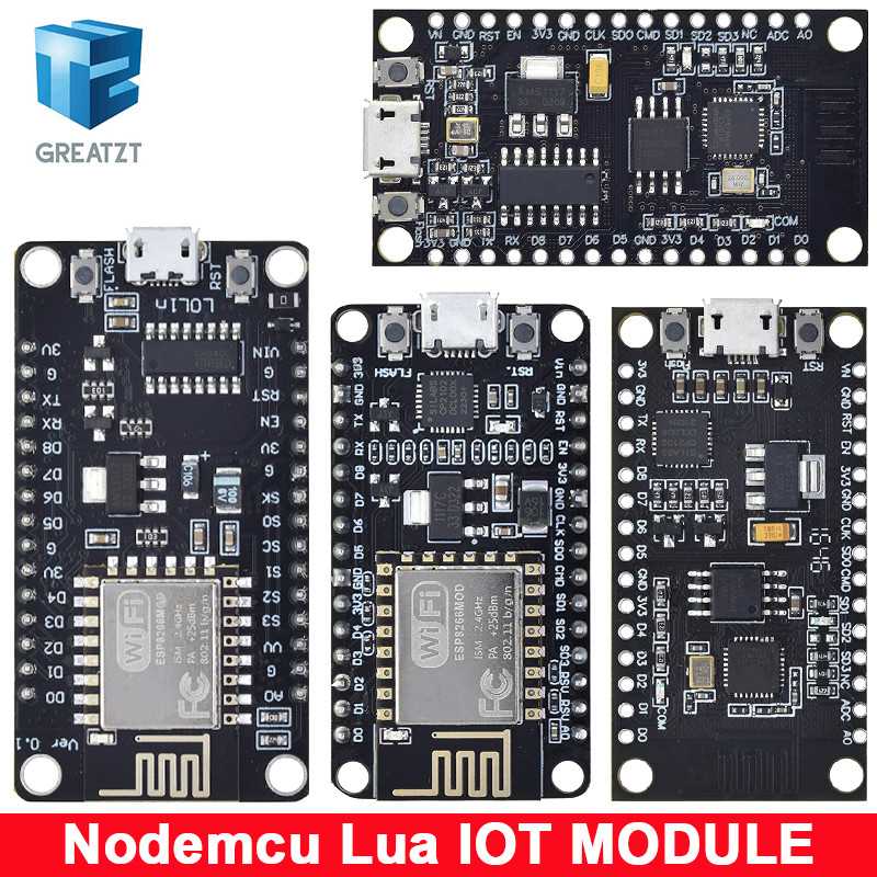 GREATZT โมดูลไร้สาย CH340/CP2102/CH9102X NodeMcu V3 V2 Lua WIFI อินเทอร์เน็ตของสิ่งที่ Development B