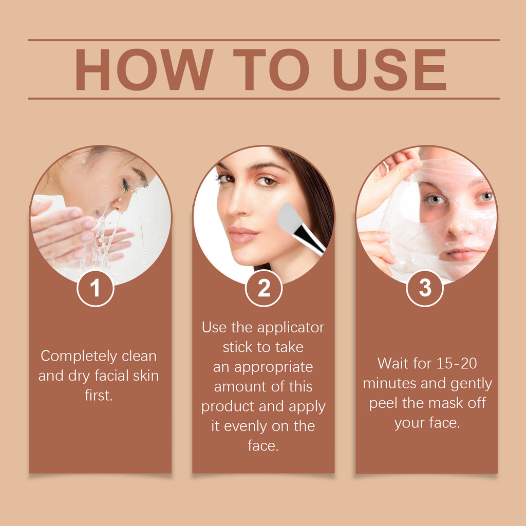 EELHOE Collagen Peeling Peeling Mask Moisturizing Moisturizing Anti-Wrinkle Brightening Skin Tone Pe