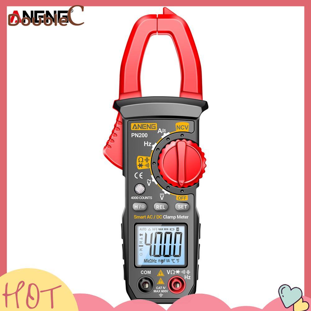 Double C .✿   ANENG โวลต์มิเตอร์แอมป์มิเตอร์ DC/AC 600A มัลติมิเตอร์แอมป์มิเตอร์ 4000 นับหน้าจอ LCD 