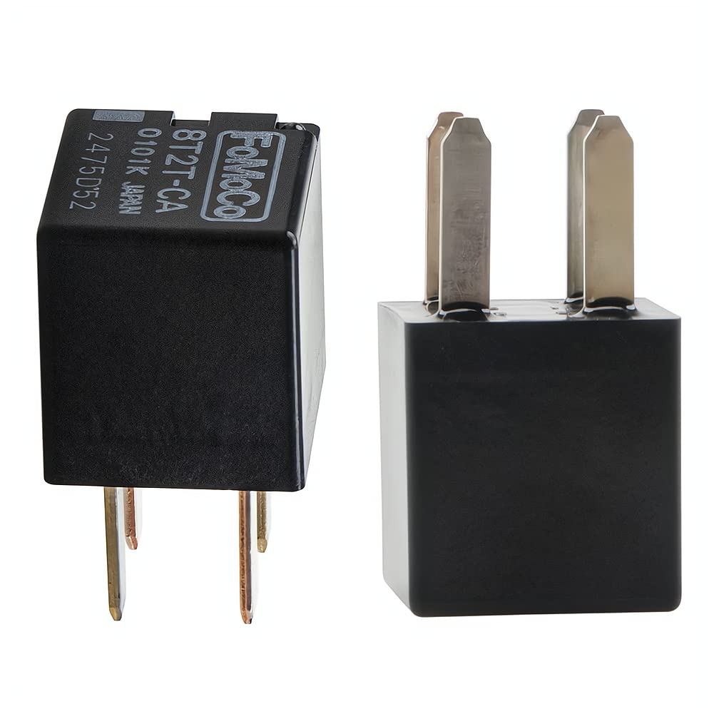 2 Pack 8T2T-CA 8T2T-0101K-CA Replaced 5L3Z-14N089-AA 8T2Z-14N089-C OEM Hight Power Relay 12VDC for F