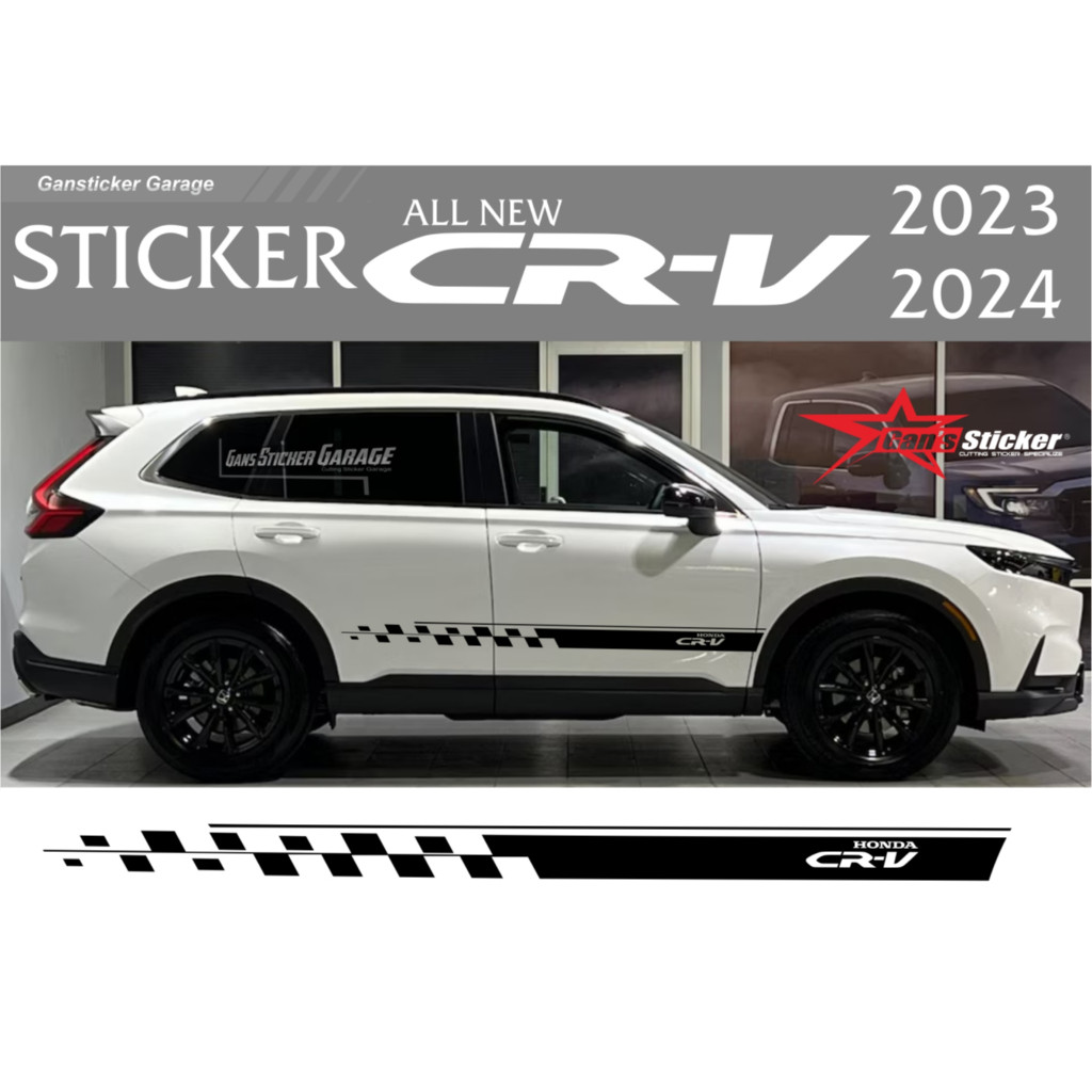 สติ๊กเกอร์ GNSTICKER HONDA CRV 2023 2024 อุปกรณ์เสริม AL NEW CRV 2023 2024