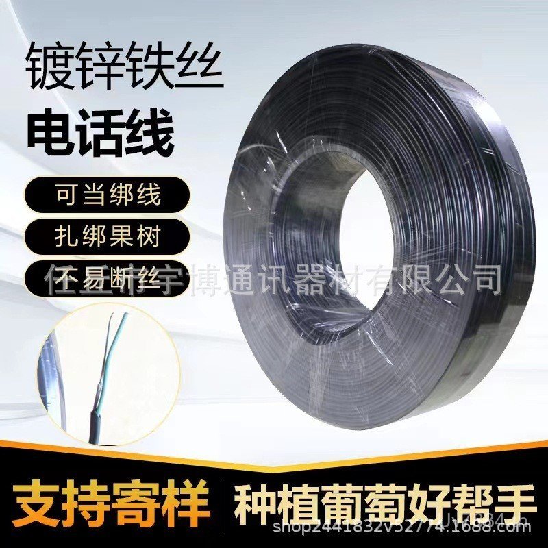 Iron Core Tie Wire Outdoor 1.0 Tie Wire 2 Phone Wire Tensile 2 Wire Strong * Garden Core Plastic Tie