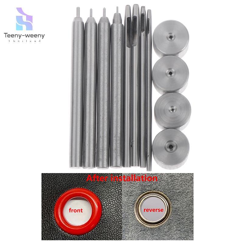 Teeny-weeny 3 ชิ้น/เซ็ต Mini ตาไก่ Grommet ติดตั้งเจาะเครื่องมือสําหรับ 1.5 มม.2 มม.2.5 มม.3 มม.หลุมตุ๊กตาเสื้อผ้า DIY อะไหล่อุปกรณ์เสริม Handmade Knocking เครื่องมือ tw