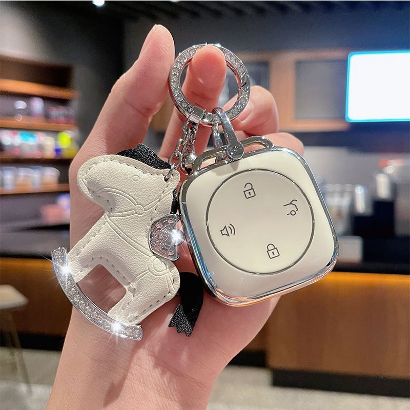 เหมาะสําหรับ 2026 Volvo ES90 ฝาครอบกุญแจรถใหม่ Volvo EX70 XC70 EX90 เคสป้องกันกระเป๋าหัวเข็มขัดเรียบ