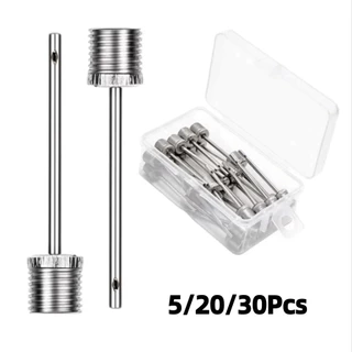 FOREVER 5/20/30 ชิ้นปั๊ม Pin, หัวฉีด Multi-Function Air ปั๊ม Inflatable Ball เข็ม, Protable พร้อม Hole Adaptors Air เข็มสําหรับ 4 ซม.ฟุตบอลบาสเกตบอลฟุตบอลวอลเลย์บอล