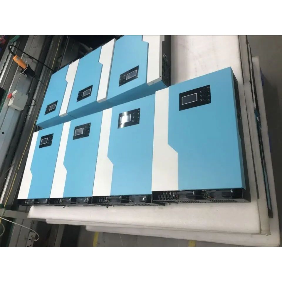 บรรจุภัณฑ์เดิม 1KW 2KW 4KW 6KW MPPT Solar Hybrid Inverter ผู้ผลิต 12/24 โวลต์ 48V Hybrid Inverter To