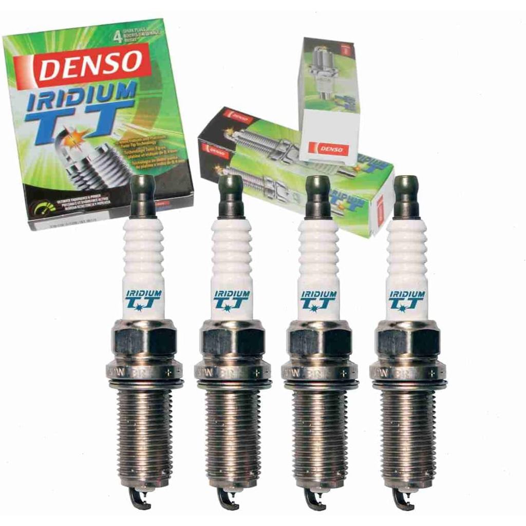 หัวเทียน DENSO Iridium TT 4 ชิ้นเข้ากันได้กับ Hyundai Genesis Coupe 2.0L L4 2010-2014