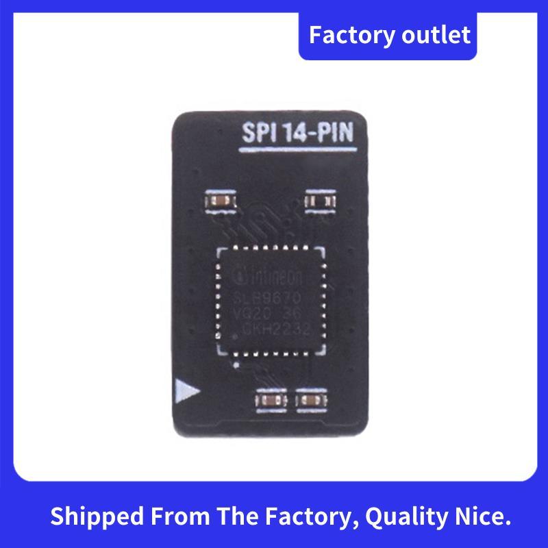 TPM 2.0 โมดูล SPI 14-PIN TPM 2.0 โมดูลรักษาความปลอดภัยสําหรับ TPM 2.0 การเข้ารหัสความปลอดภัยโมดูลสํา