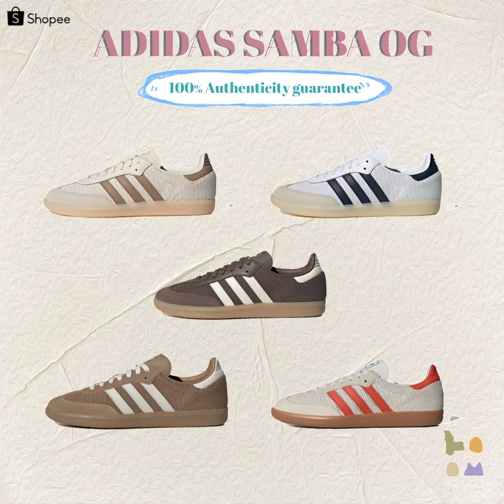 พรีออเดอร์（100% รับประกันของแท้&จากเกาหลี）Adidas Samba OG -（IG1379/IG1380/JH5633/JI3185/JI3184) Samb