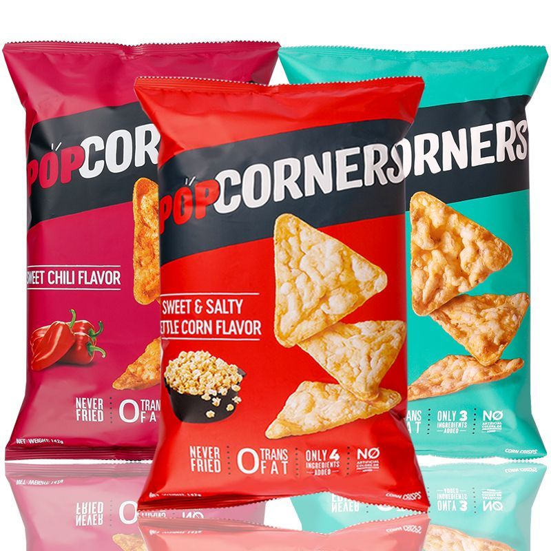 ขนมขบเคี้ยว PopCorners มันฝรั่งแท่งกรอบ รสเผ็ดหวาน Non Fried ขนมขบเคี้ยวกรอบ空气脆脆玉米片 J7LA PopCorners 