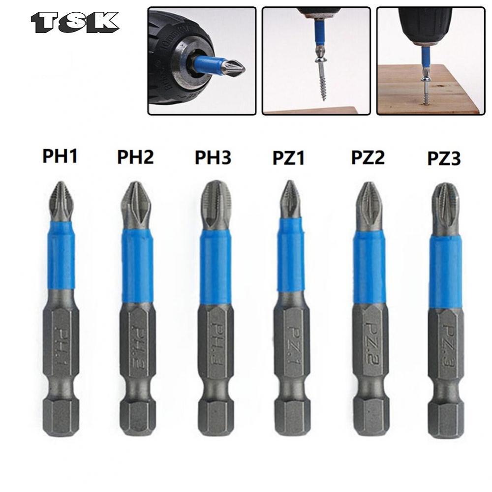 [TSKTH]Dependable Nonslip Screwdriver Bit Set High Hardness PH1PH2PH3PZ1PZ2PZ3[Ready stock]