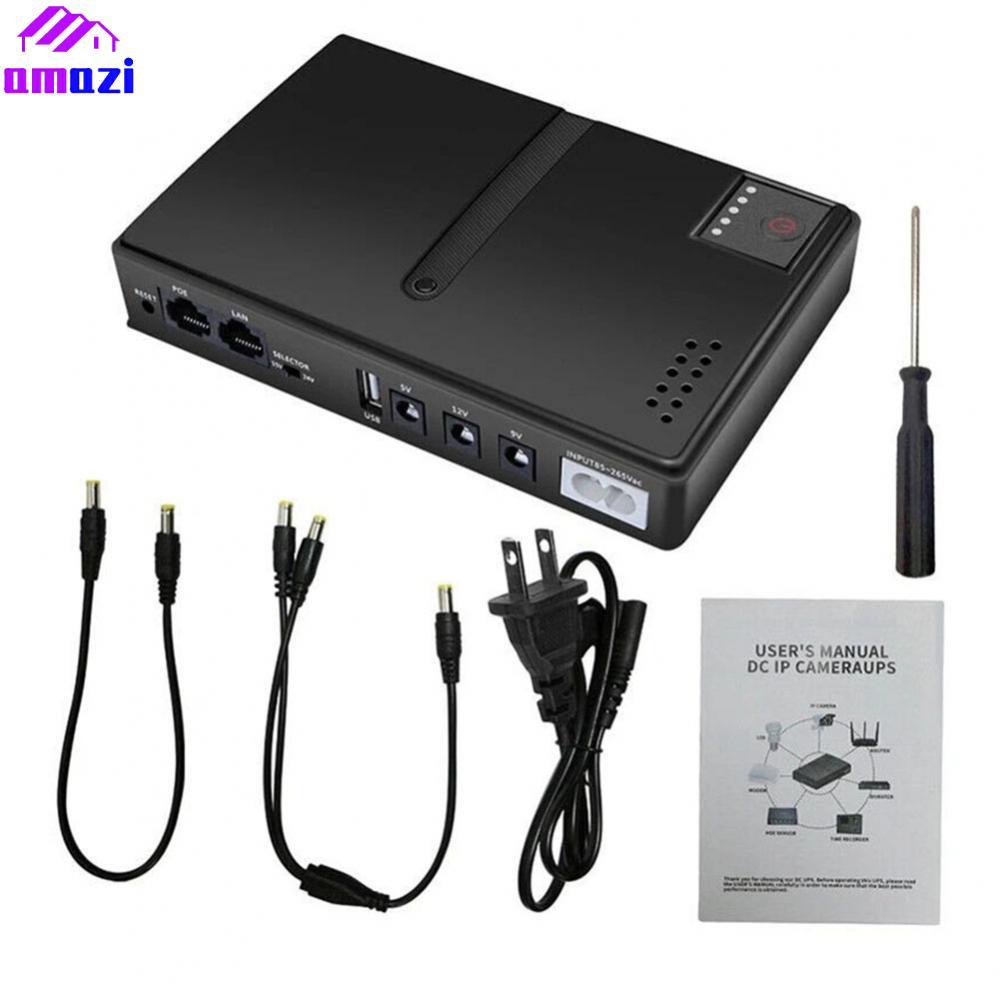 เราเตอร์ UPS Compact Portable ABS Shell DC 12V/2A เอาต์พุต DC 5V/2A