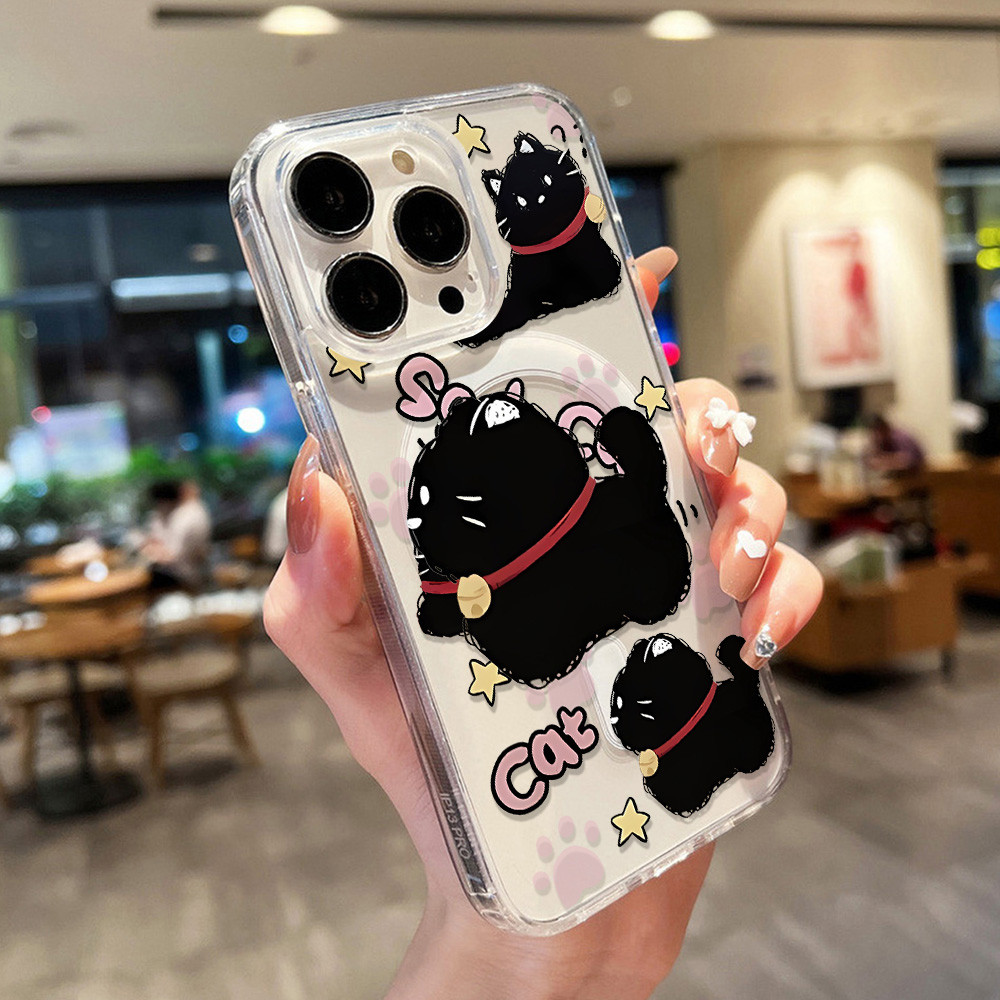 Magnetic Case For Samsung A56 5G A06 5G A16 5G A36 A55 5G A15 5G A54 A35 A26 S25 Ultra เคสพีซีแข็งกั