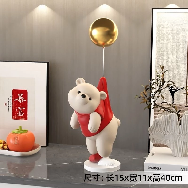 ของตกแต่งบ้านรูปหมีเรซิน สูง 40 ซม thumbnail 4