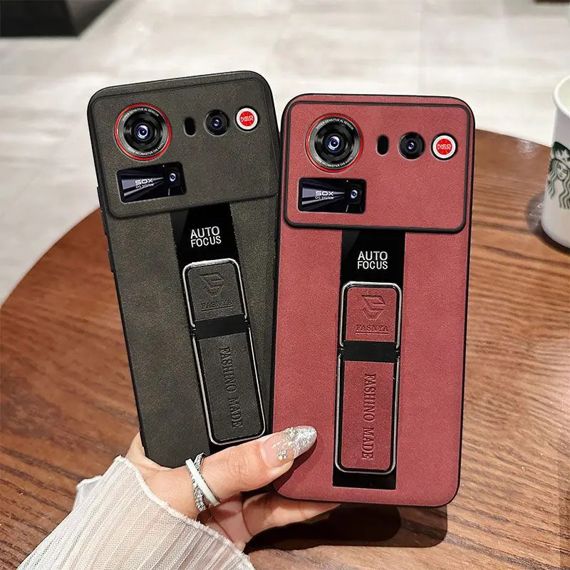 สําหรับ ZTE Nubia Z80 Z70 Z70S Ultra กรณีหรูหรา Lambskin หนังแม่เหล็กสําหรับ Nubia Z80 Ultra กันกระแ