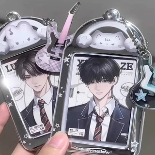 ปกการ์ดสีเงิน 3นิ้ว เฟรมการ์ด วัสดุ PVC ฝาครอบป้องกันโฟโต้การ์ด ที่ใส่การ์ดรูปถ่ายสุดสร้างสรรค์