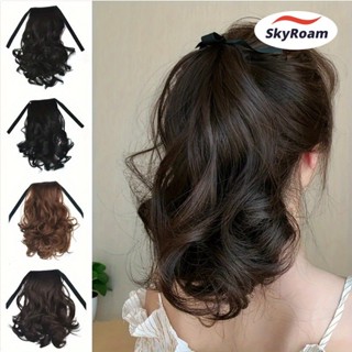 วิกผมหางม้าสั้น หยิก ทนความร้อน 20ซม สําหรับผู้หญิง  พร้อมคล…