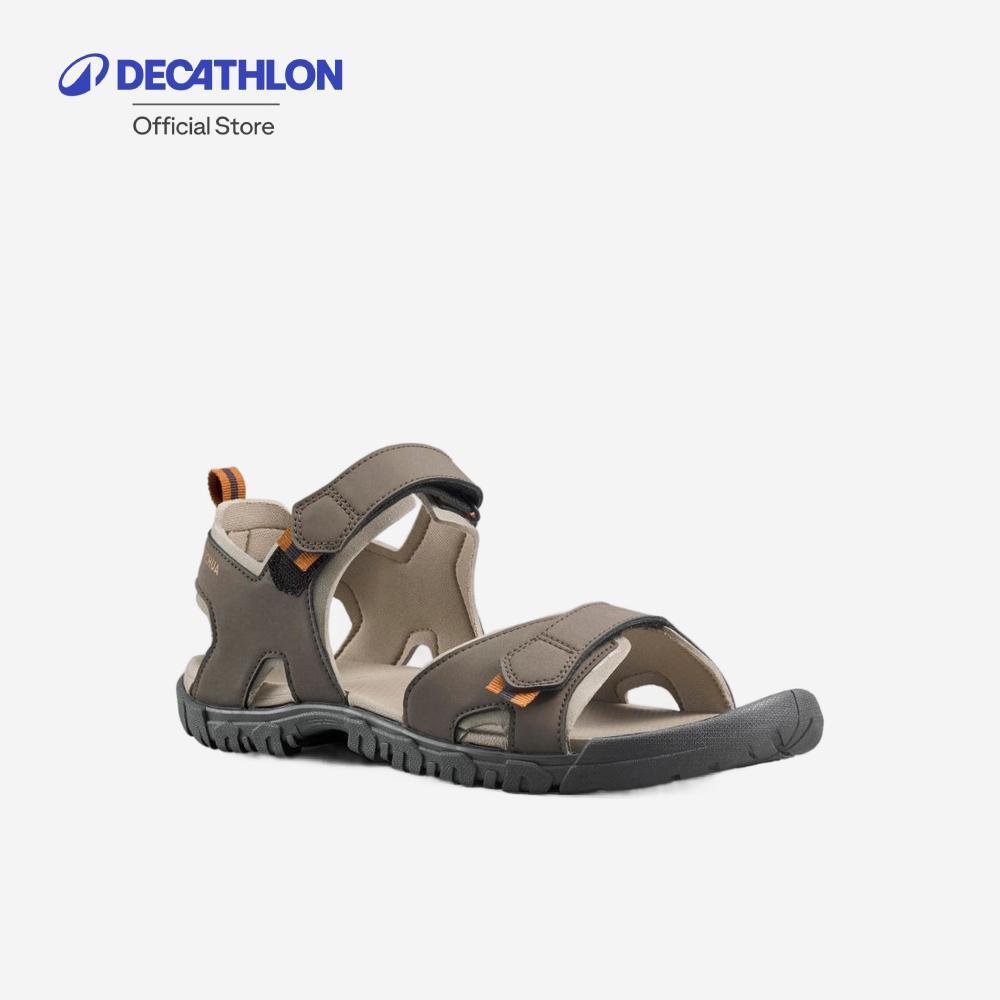 Decathlon Walking Sandals Men'S รองเท้ารัดส้นสำหรับผู้ชายใส่เดินรุ่น Nh100 - Beige