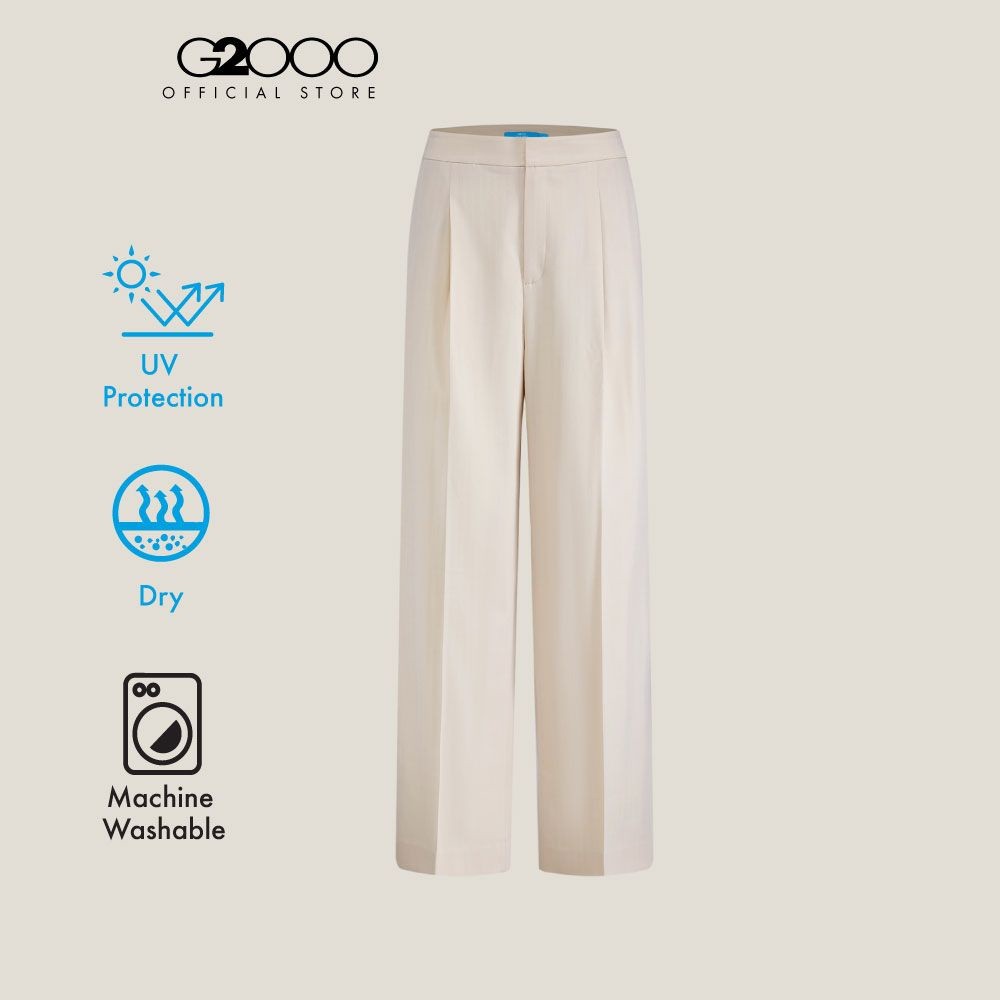 G2000 กางเกงสูทสำหรับผู้หญิง Straight Leg รุ่น 5125113312 BEIGE