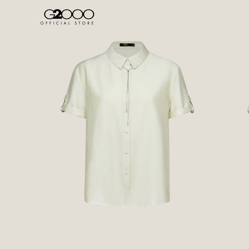 G2000 เสื้อเบลาส์สำหรับผู้หญิง Loose Fit รุ่น 5124641850 GREEN