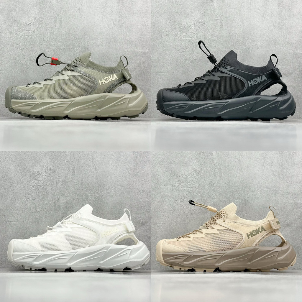 Hoka one one HOPARA 2 รองเท้าแตะกีฬาสําหรับผู้ชายและผู้หญิงคู่รองเท้าเดินป่าเทรล Unisex T8TG IH7O