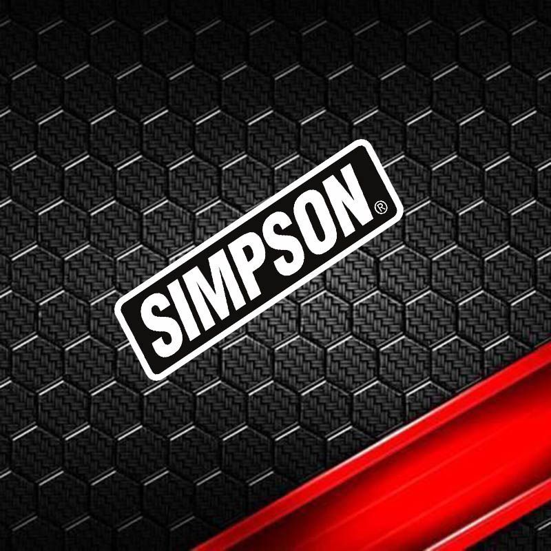 Simpson Helmet Modified Sticker Unique Car Body Scratch Sticker รถจักรยานยนต์กันน้ําสะท้อนแสง Decal