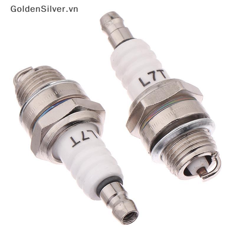 GoldenSilver 1/2/5 ชิ้น Sparkle Plug Universal L6RTC L7RTC L8RTC L8RTF เครื่องยนต์ขนาดเล็กมาตรฐานเคร