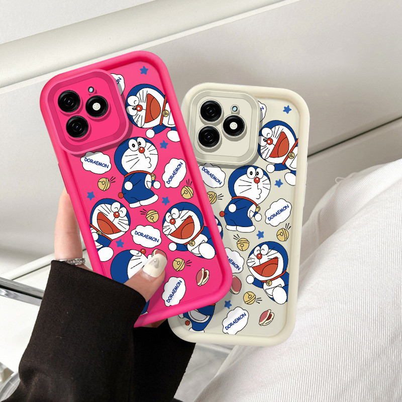 น่ารักการ์ตูน Doraemon pout สําหรับ infinix Hot 8 9 PRO X6511 X6823C X650C สมาร์ท 6 PLUS Hot 12 20 30 Play NOTE 12 30 PRO X655 X6816 X6826 X6825 X678B กันกระแทกปกอ่อน ราคา ถูกที่สุด ดีลบีเคเค แกลเลอรีภาพที่ 5