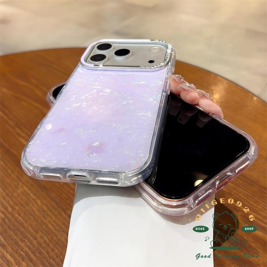 เคส iPhone17 Air กระเป๋าเพชรลายหินอ่อนเคสโทรศัพท์ iphone17 Pro Max16 15 14 13 เคสสําหรับ iPhone เคสซิลิโคนนิ่ม TPU กันกระแทก - รูปที่ 7