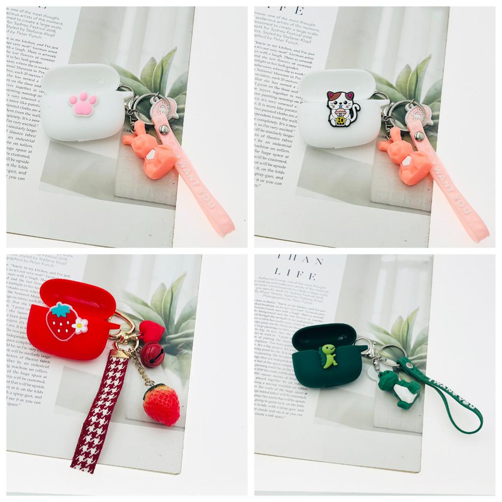 การ์ตูนนักบินอวกาศหูฟังสําหรับ Haylou GT1 2022 เคสซิลิโคนกันกระแทกกล่องได้ยิน