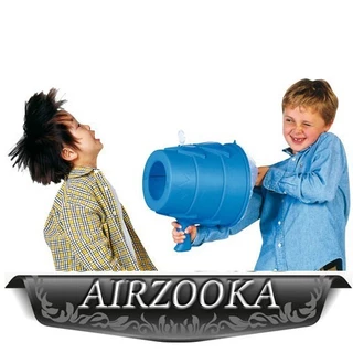 อเมริกันของแท้ของแท้ AIRZOOKA ของขวัญวันเด็ก Air Cannon Tricky Tricky ตลกเทคโนโลยี Creative Vent ของเล่น