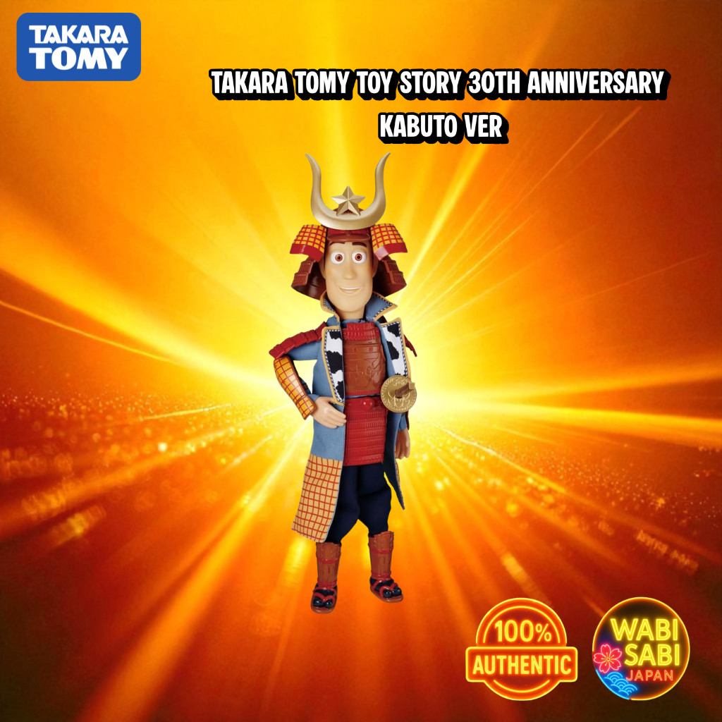 TAKARA TOMY Toy Story 30th Anniversary Real Size Talking Figure Woody KABUTO ver.