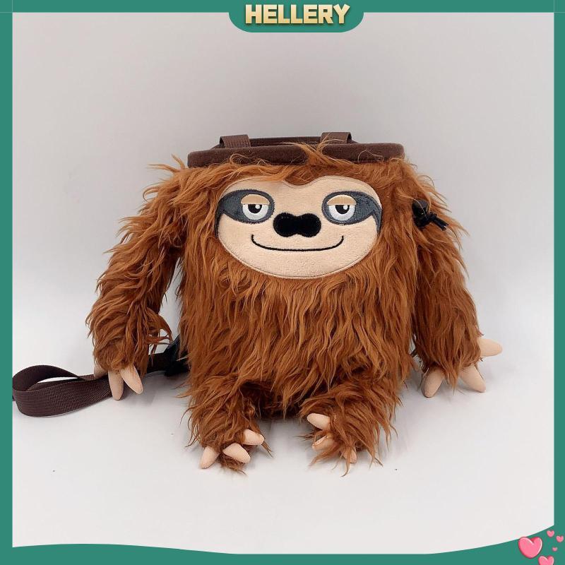 [HelleryPH] Climbing Sloth Chalk Bag Storage Pouch Drawstring Bag Gym Chalk Bag Chalk Carrier Bag fo