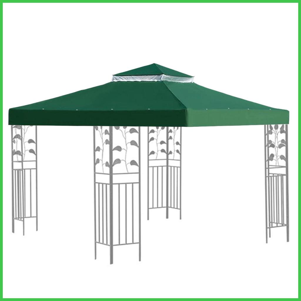 Gazebo เปลี่ยนด้านบน Gazebo เปลี่ยน Canopy ฝาครอบด้านบนหลังคา Hardtop 10X10Ft Shade สําหรับย่าง Pati