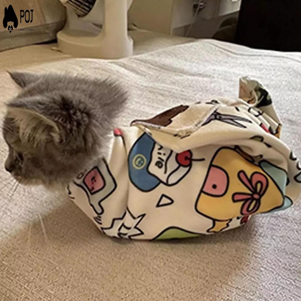 Anti-Escape Calming Wrap สําหรับ Cat Cleaning Grooming Restraint Bag Fit Cats Of All Shapes และอายุ