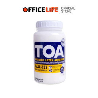 TOA (ทีโอเอ) กาวลาเท็กซ์ งานอเนกประสงค์ รุ่น LA-22S ขนาด 4 , 8 , 16 และ 32 ออนซ์ เนื้อกาวสีขาว ( 1 กระปุก )