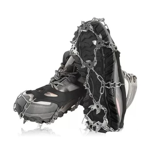 พร้อมส่ง! crampons สายรัดกันลื่นหิมะ โซ่หนามรัดรองเท้าลุยหิมะ เดินป่า ปีนเขา